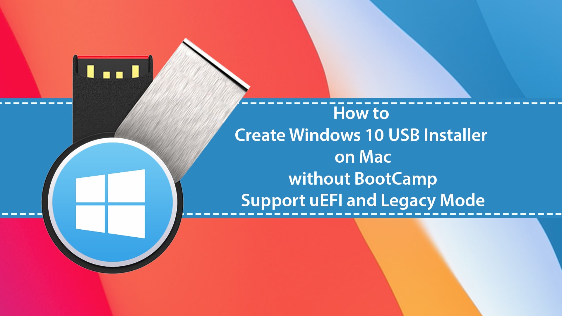 creating windows 10 image for installation to mac